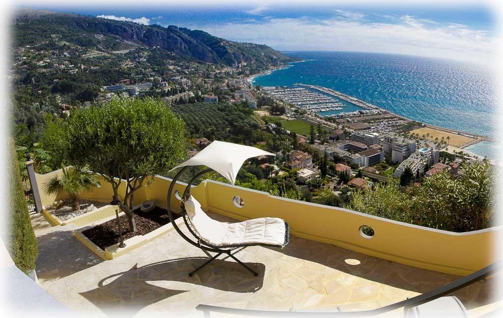 Les Citronniers D'Azur Villa Menton Bilik gambar
